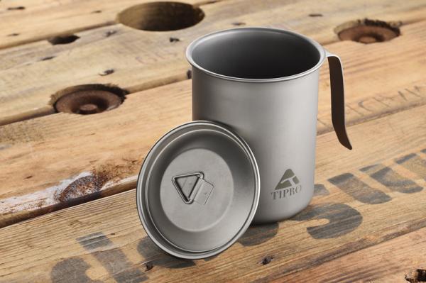 Titanium cup