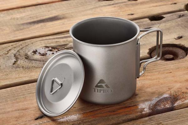 Titanium cup